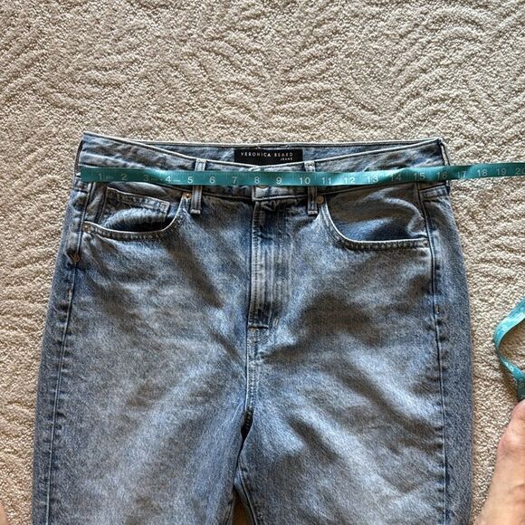 VERONICA BEARD CARLY KICK-FLARE JEAN IN PEBBLE STONE size 30 - Picture 12 of 17
